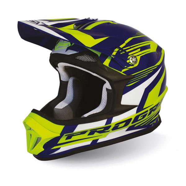 Helmet 3150-264 electric blue / fluorescent yellow