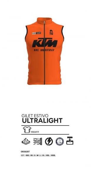 GILET antivento ULTRALIGT con tasca