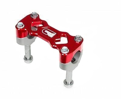 SUPPORTI MANUBRIO REPLICA HONDA ROSSO